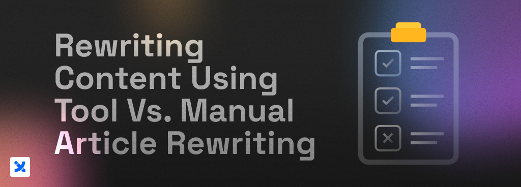 Tool Vs. Manual writing